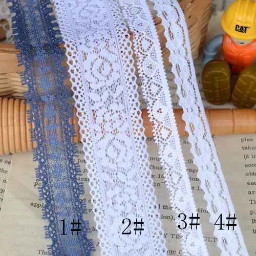 Кружевные аксессуары белое эластичное кружево маленькое кружево|stretch lace|white stretch
