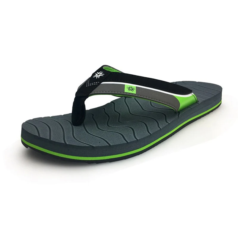

Indoor / Outside Slippers Men Casual Flip Flops Big Size 41-46 Breathable Light Man Summer Shoes Brown Grey