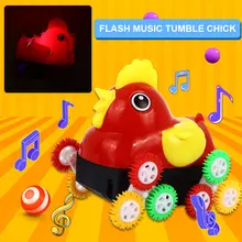 Электрический пластиковый самосвал имитация курицы игрушка интеллектуальная ходьба интересный Звук светодиодный эмуляционный Шарм электрическая курица игрушка