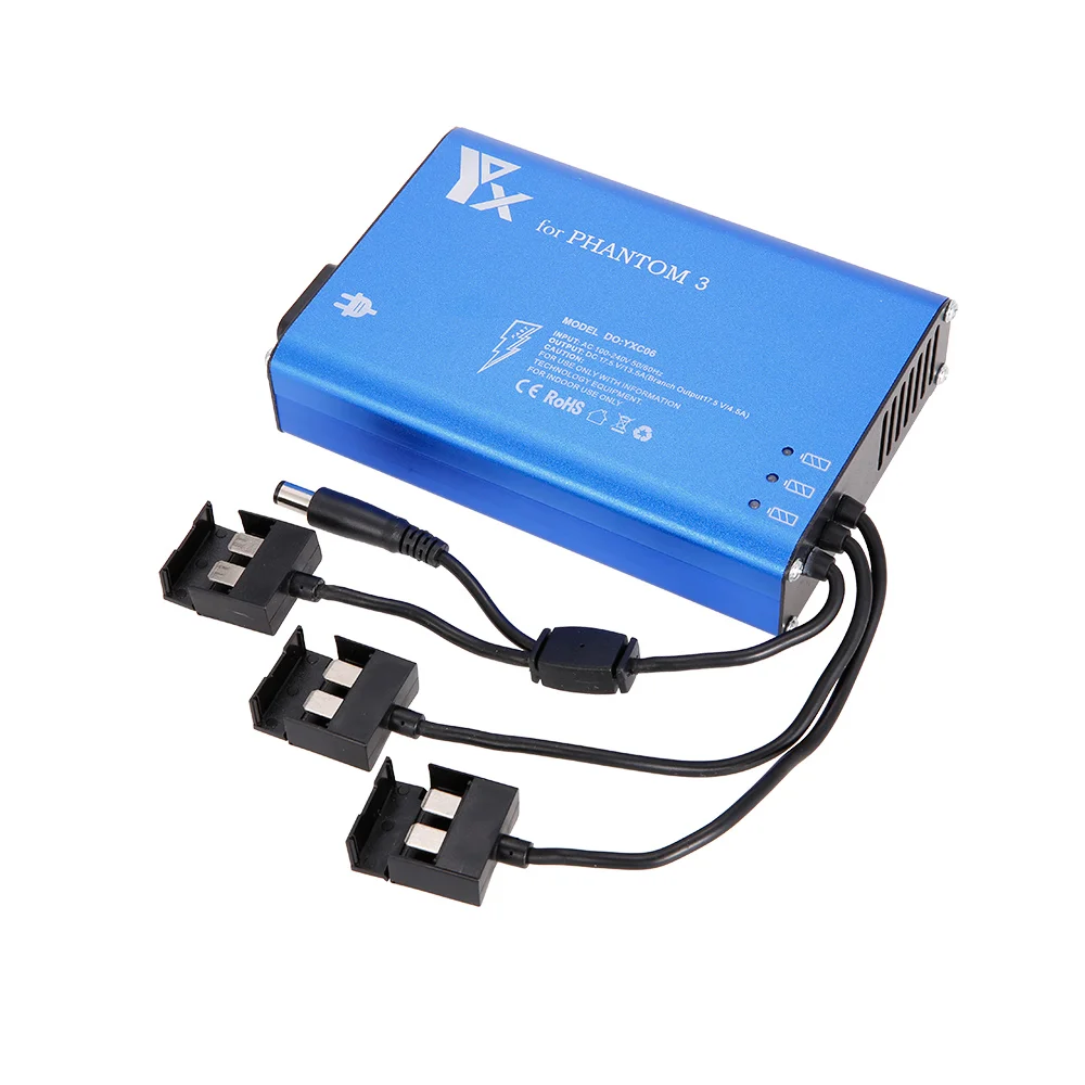 Battery Charing Hub 4 Batteries Charger for DJI Phantom 3 Standard//3 SE//Pro//4K