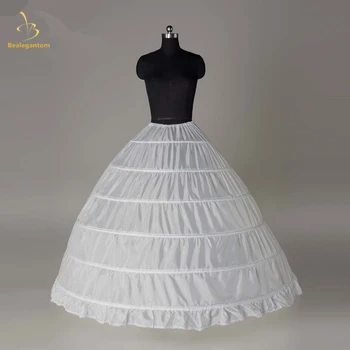 

2019 Brand New Stock Wholesale 6 Hoops Bridal Wedding Petticoat Marriage Skirt Crinoline Underskirt QA1272