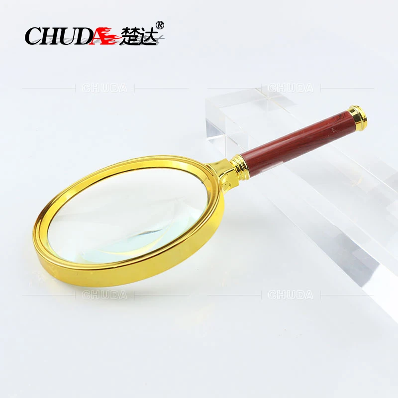 

CHUDA Plastic Handheld Reading Magnifier Optical Glass Lens Magnifying Glass For Repair Low Vision Aid
