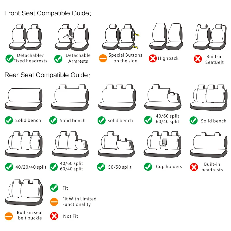 DINGDIAN 5 сидений автомобиля чехол подходит JEEP Wrangler Rubicon/CHEROKEE/Grand CHEROKEE/Компас/Патриот/Ренегат/Liberty/Commander