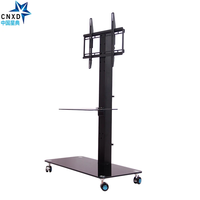 المحمول شاشة التلفزيون الطابق يقف الارتفاع قابل للتعديل جبل مع عجلات dvd حامل ل وحة مسطحة شاشة led lcd بلازما 25 \ المحمول شاشة التلفزيون الطابق يقف الارتفاع قابل للتعديل جبل مع عجلات dvd حامل ل وحة مسطحة شاشة led lcd بلازما 25 \