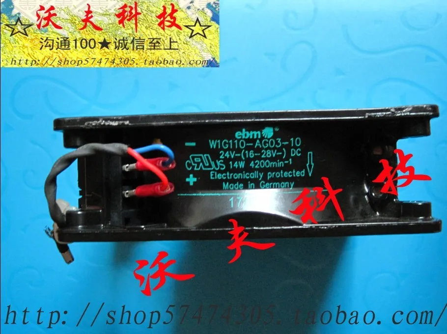 

For For ebm w1g110-ag03-10 12038 box metal inverter fan 24v 14w cooling fan