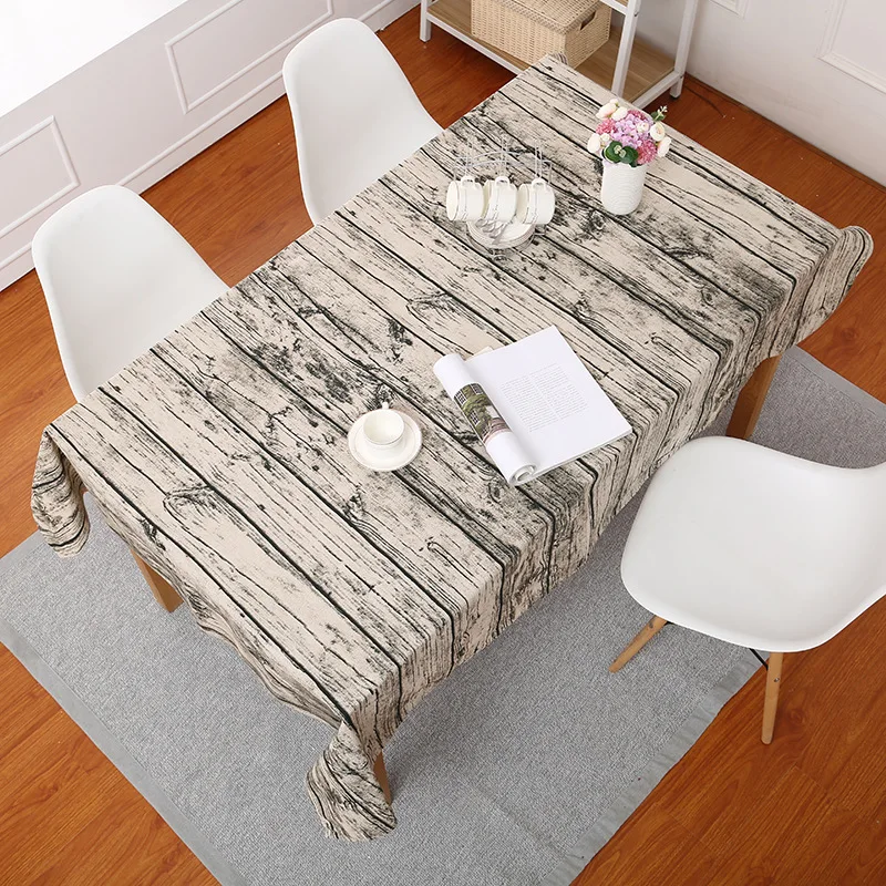 Wood grain Cotton/Linen Tablecloths Bark lined TC07 Background Cloth