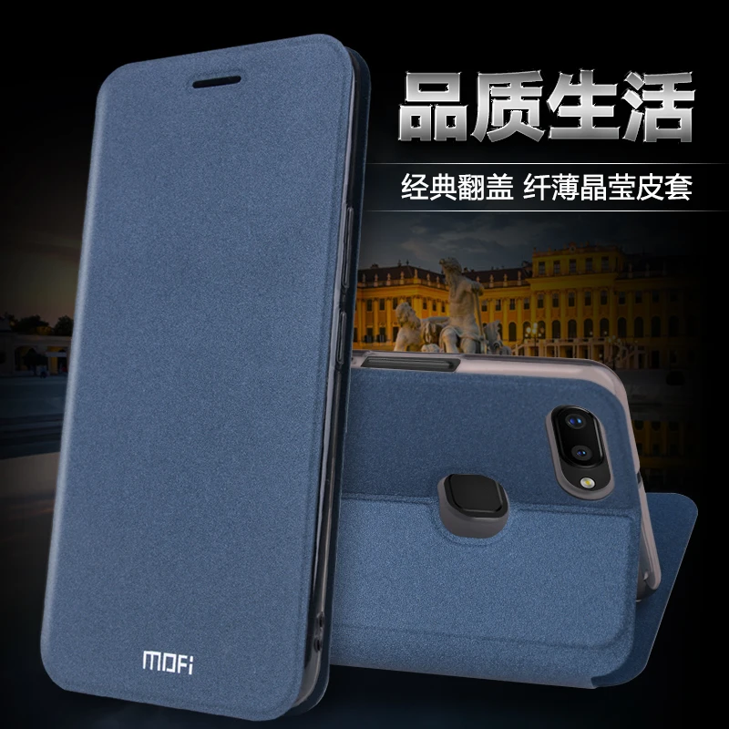 For BBK Vivo X20 Case Original MOFI Rui Luxury PU leather case for flip cover Phone Capas Fundas with stand MF01 | Мобильные