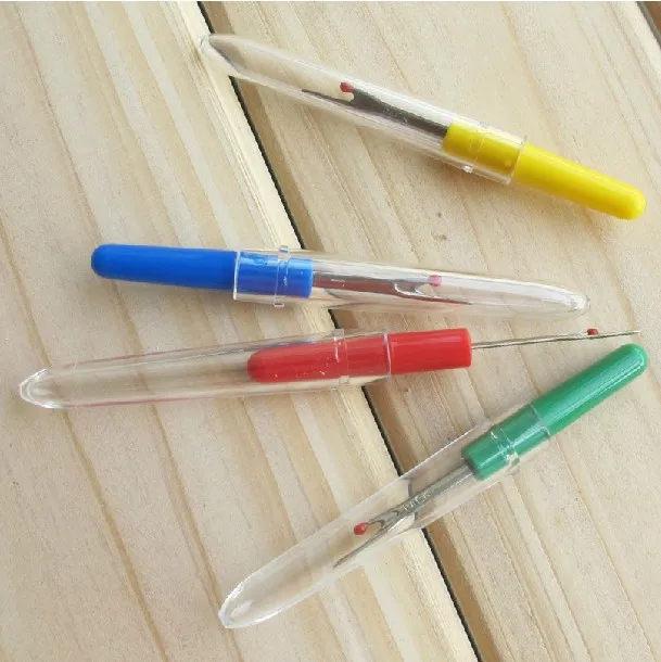 

3Pcs Plastic Handle Craft Thread Cutter Seam Ripper Stitch Unpicker Sewing Tool