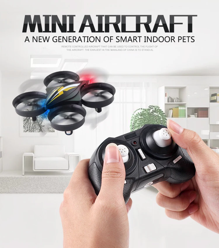 Mini Drone RC Helicopter Remote Control Quadcopter 2.4GHz 6-Axis Gyro Headless Mode Quadrocopter Drones Toys for Children