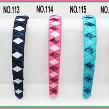 20 шт 3/" Лента Тканое оголовье плетеные головные повязки лента повязки на голову