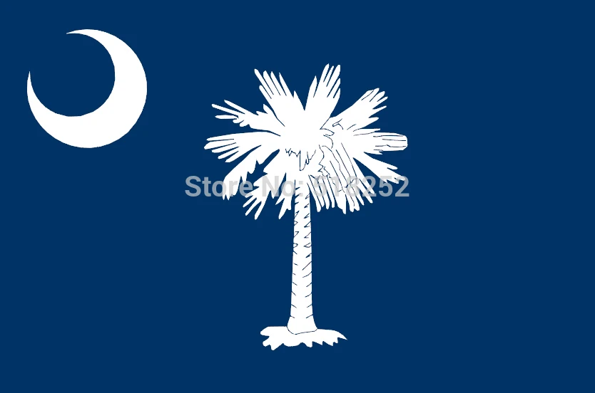 

South Carolina State Flag 3x5 FT custom flag, free shipping