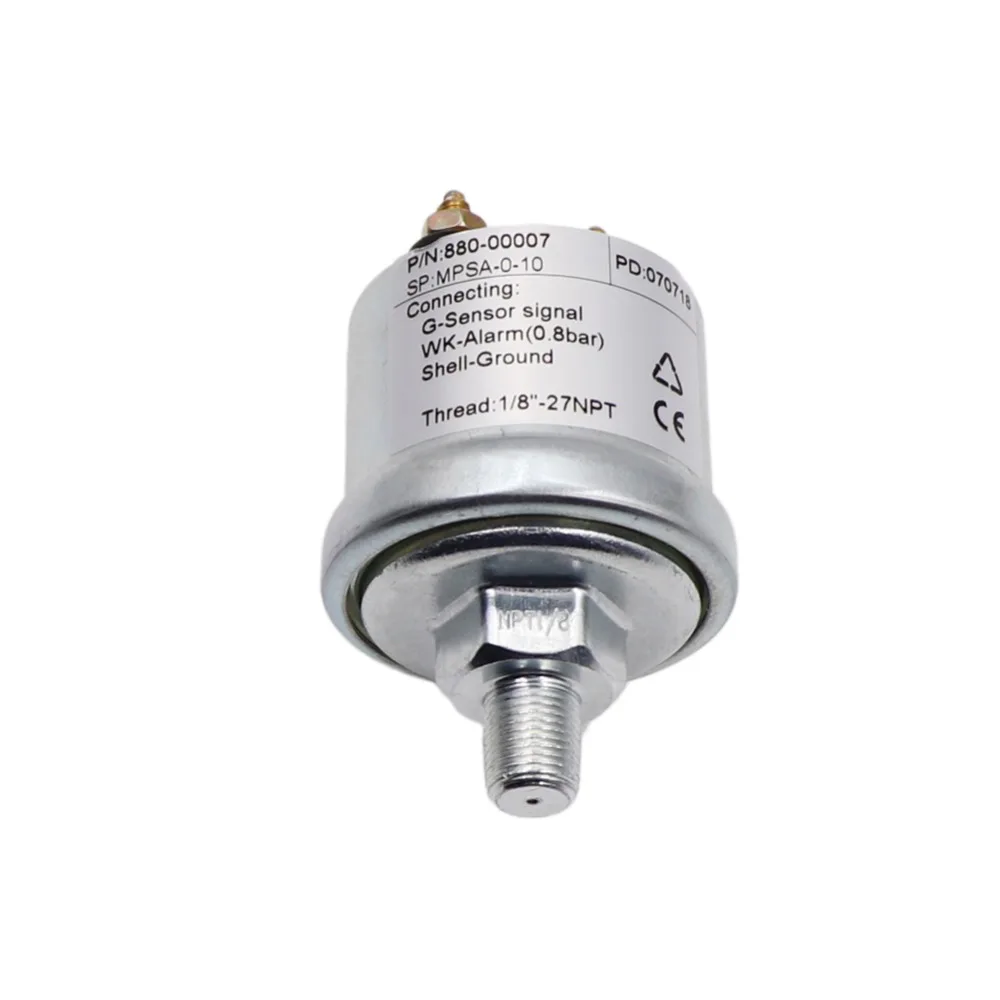 Лодка автомобиль механическое масло давление Калибр датчик с NPT 1/8 и M10 * 1 для 5 бар