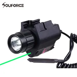 Тактический Red Dot лазерный прицел с 200LM CREE светодиодный фонарик 2in1 комбо пульта дистанционного управления для автомат пистолет винтовка