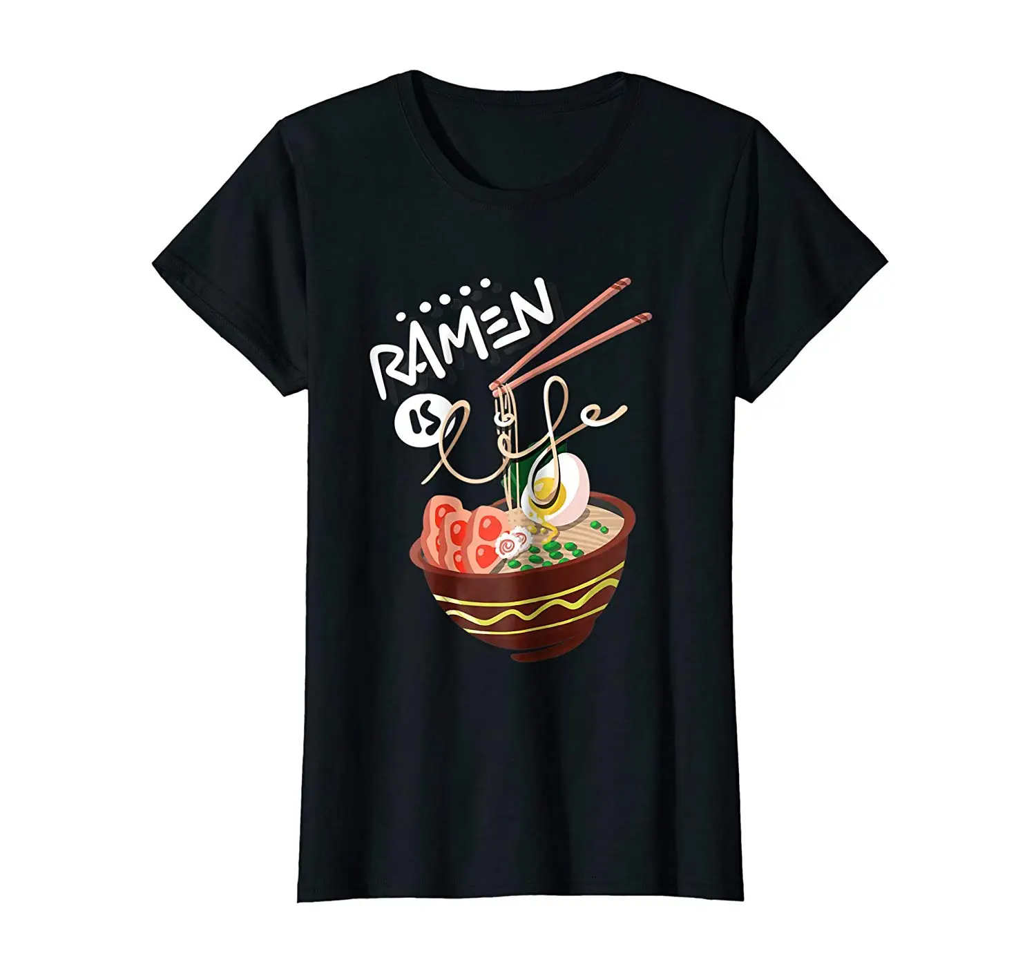 

Japanese Ramen Noodle Food Soup Tasty T Shirt Newest 2018 Fashion