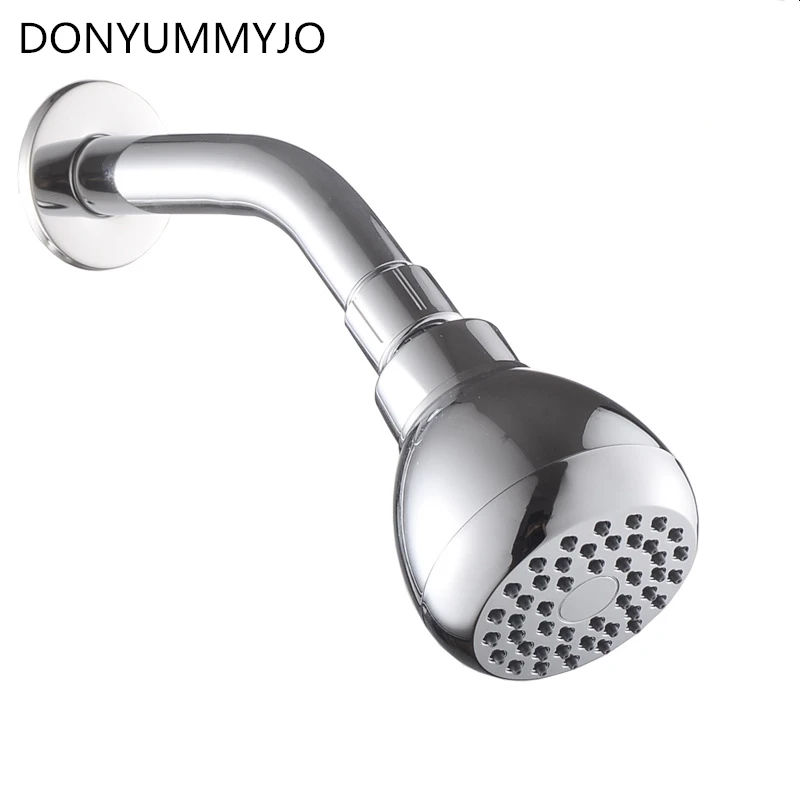 

1set American Dark Wall-mounted Rain Shower Head Plastic Plating Supercharged Top Spray Small Shower Head Bath Nozzle