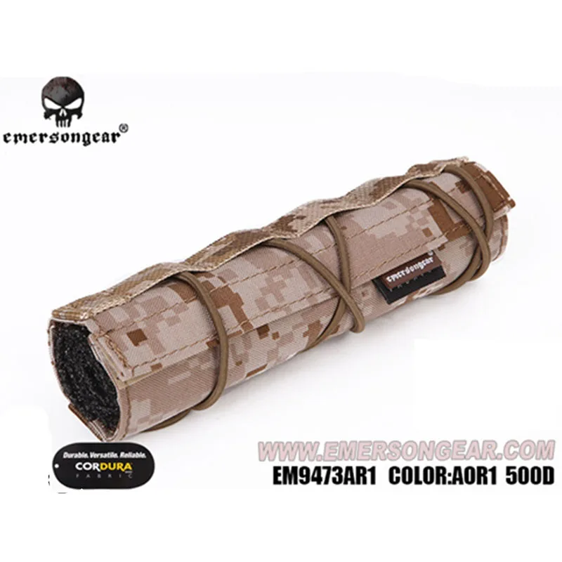 Emersongear Emerson Suppressor Охотничьи Аксессуары 18 см Mirage Heat Cover Shield Sleeve глушитель крышка глушителя Quick Release