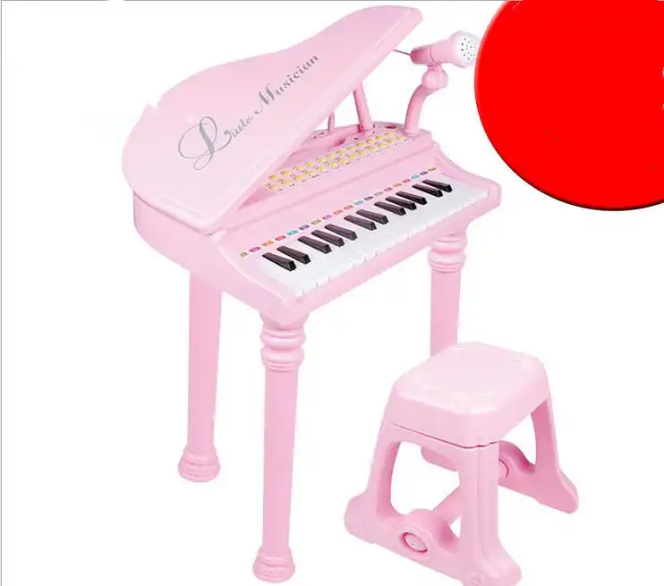 piano con microfono para niñas