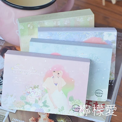 Cute Pads Korea Stationery Aesthetic Girl Print Memo Pad Illustrator Self Adhesive Pads Pocket Notepad Pad Drum Padded Clothespad Puppy Aliexpress