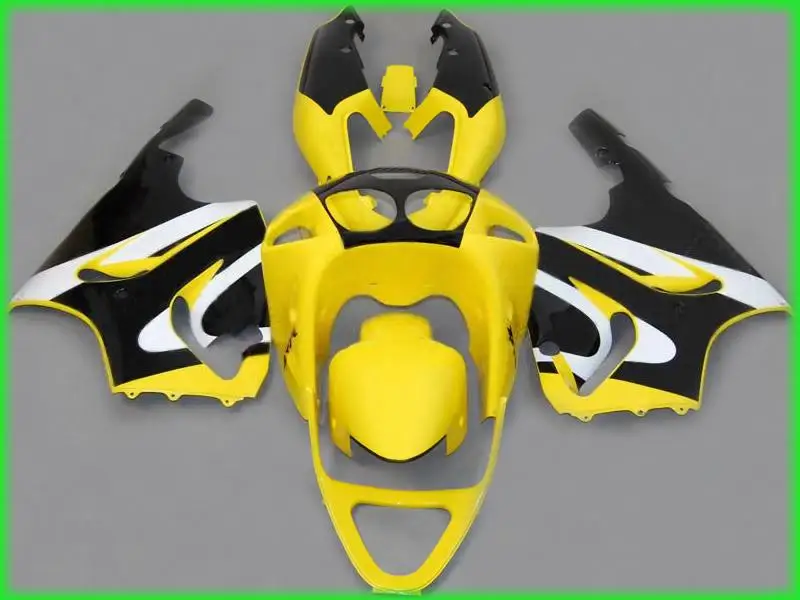 Желтый и черный комплект обтекателей подходит для Kawasaki ninja ZX7R 1996 1997 1998 2003 96 03 Abs
