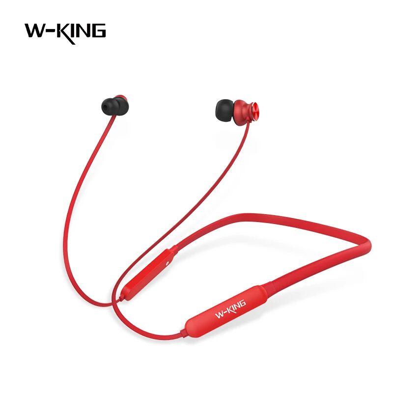 

W-King 2018 New BS18 Red Headset Intelligent Noise Cancelling Bluetooth Game Music Headset Wireless Waterproof Sport Headset