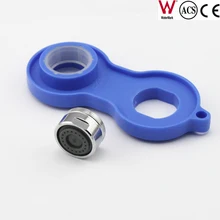 Ванная комната экономии воды кран аэратор спрей поток 3 л/мин 1 шт. с ABS гаечный ключ из латуни хромированная отделка