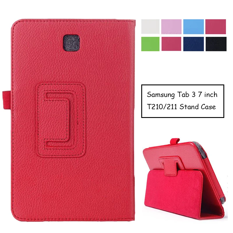 Case for Samsung Galaxy Tab 3 T210 T211, GARUNK Flip Protective Matte Litchi Solid Leather Tablet Cover for Galaxy P3200 7.0'' Case for Samsung Galaxy Tab 3 T210 T211, GARUNK Flip Protective Matte Litchi Solid Leather Tablet Cover for Galaxy P3200 7.0''