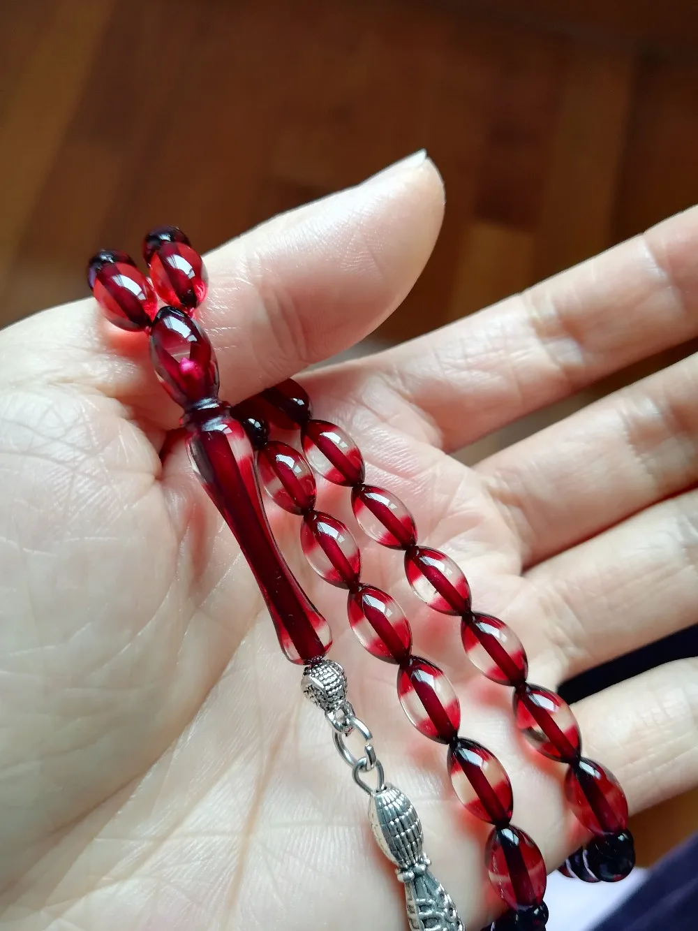 Имитация Янтарная Смола Молитвенные Четки из бусин tasbih для мусульман исламский Аллах Бусы Tasbih misbaha tespeeh sibha Османской Ювелирных Изделий