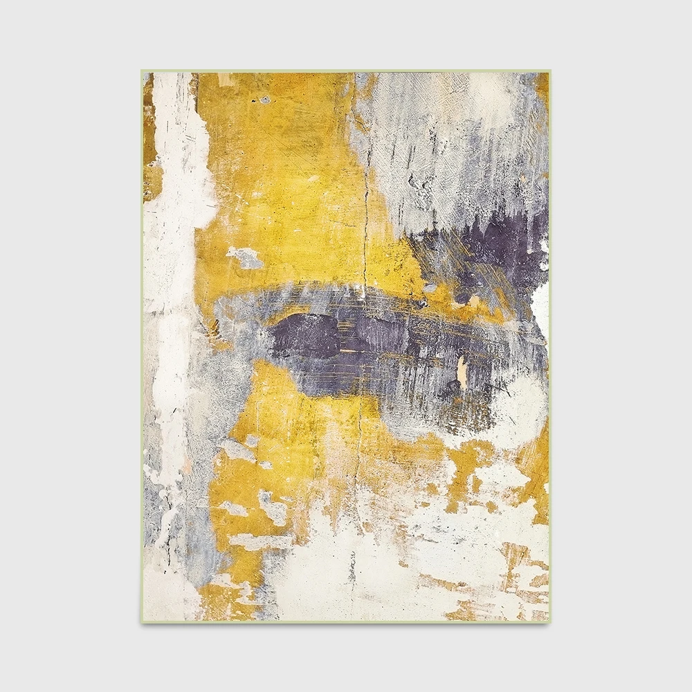 

Modern Fashion Abstract Oil Paint Print Door/Kitchen/Foot mat Living Room Bedroom Bedside Area Rug Decorative Carpet Yellow Grey