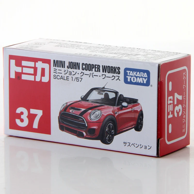 Takara Tomy Tomica 1:57 мини Джон Купер работает металл литья под давлением модель автомобиля игрушка автомобиль#37
