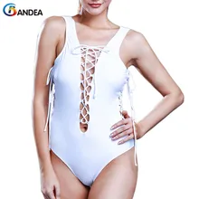 BANDEA, Женский сдельный купальник, монокини, новинка, сексуальный купальник, Одноцветный, бандаж, купальник с высокой посадкой, бикини, брендовый купальник HA518