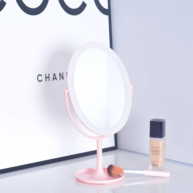 

1PC Desktop Dressing Princess Mirror Led Mirror Led Touch Table Mirror Table Lamp G0425