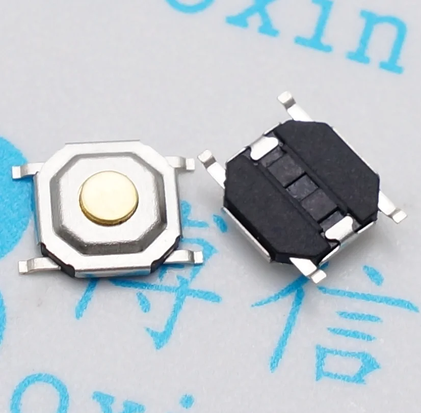 50pcs/SMD 4*4*1.5MM Tact Switch 5*5*1.5 Micro switch 4 Pin Waterproof copper head | Обустройство дома