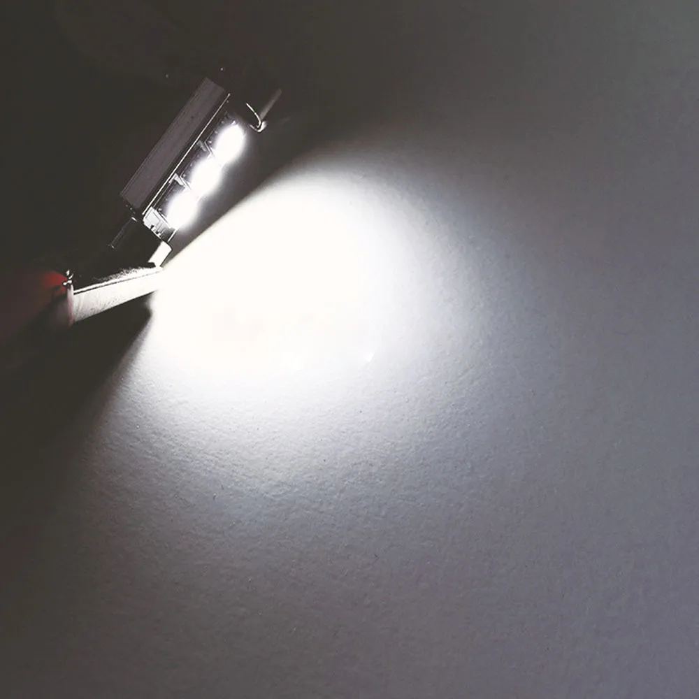 10 шт. 36 мм 39 C5W 3SMD 3 SMD 5050 светодиодный CANBUS без ошибок гирлянда лампа для автомобиля