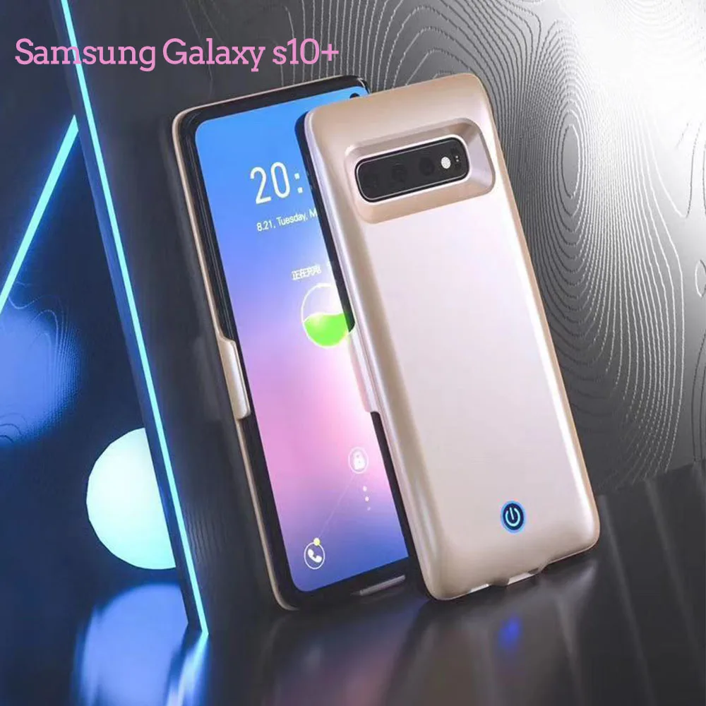 JINXINGCHENG чехол с зарядным устройством для samsung Galaxy S10e 7000 мАч с зажимом для быстрой зарядки для Galaxy S10+ 7000 мАч чехол - Цвет: for Galaxy s10 plus