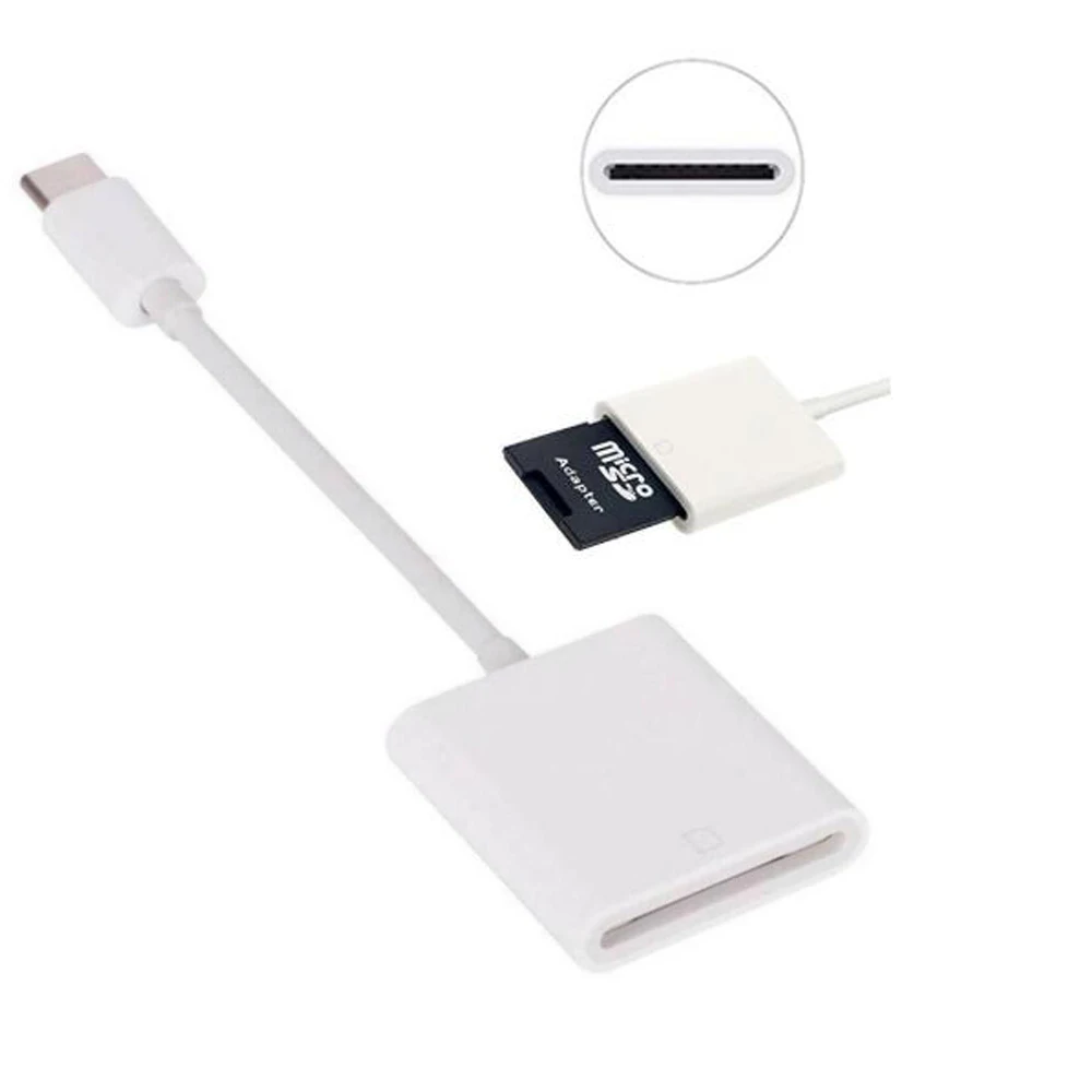 SDXC устройство считывания карт SDHC USB 3,1 type C USB-C sd-карта для камеры считыватель карт type-C OTG для Macbook сотового телефона samsung huawei