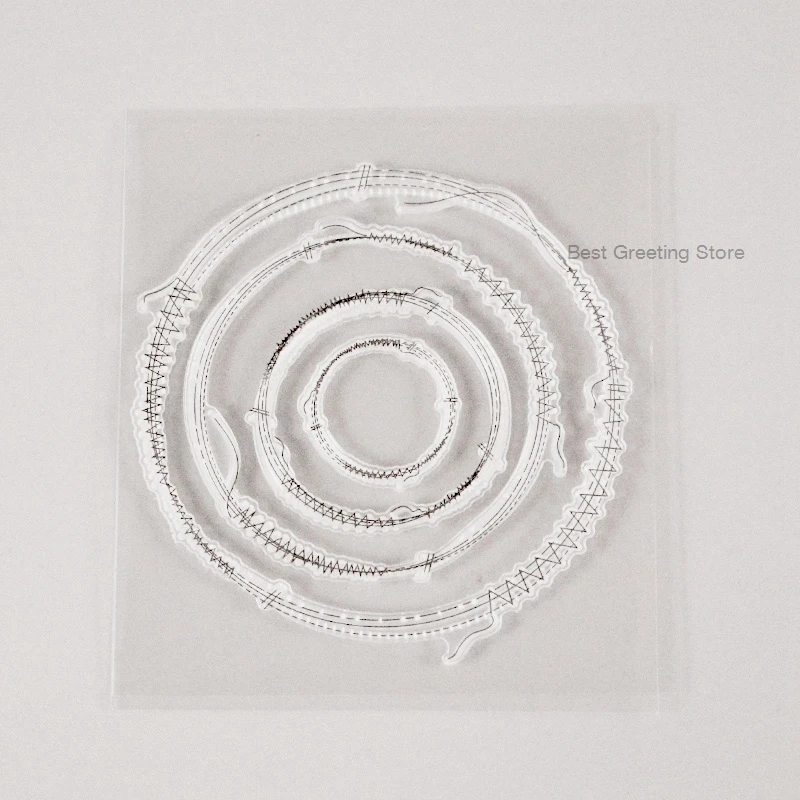 Buy scrapbooking stamps clear round stamps circle