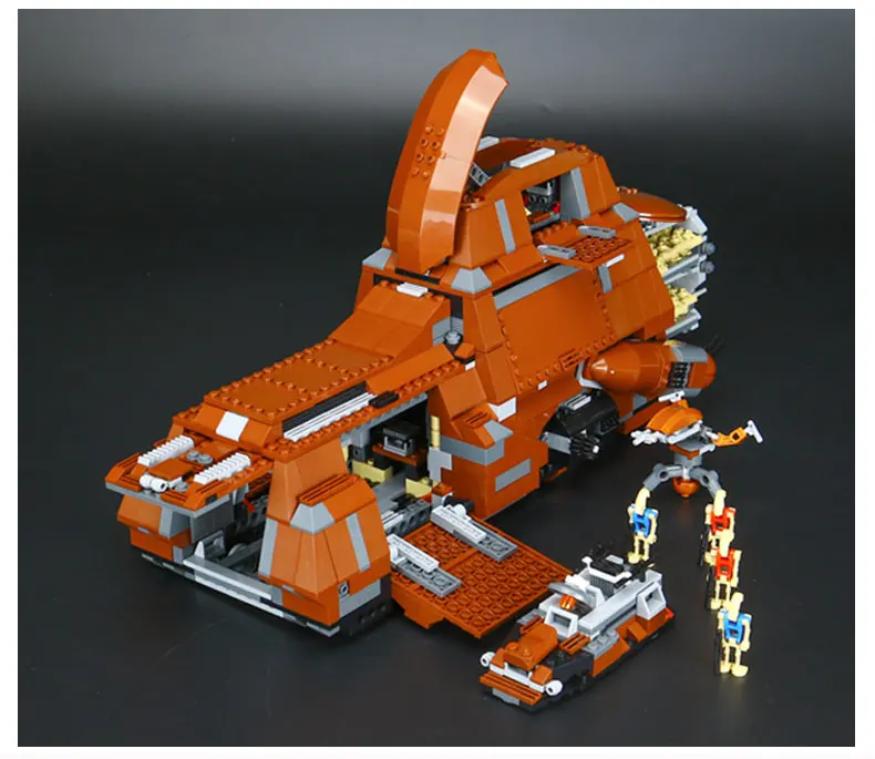 

Lepin 05069 1338Pcs Star Series War The Federation Transportation Tank Set MTT Children Building Blocks Bricks Toys Model 7662