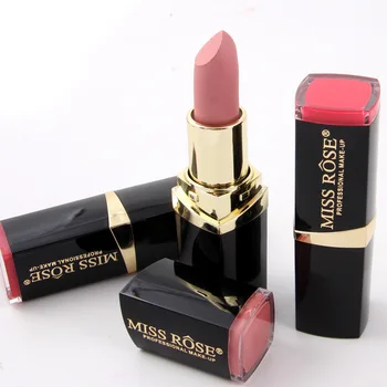 

Miss Rose brand batom 18color Nude Matte lipstick Matte Velvet Lipstick Beauty Red Lips batom Cosmetic long-lasting makeup