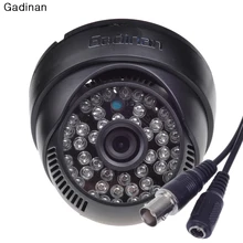 Gadinan аналоговая камера CMOS 800TVL 1000 TVL CCTV камера 3,6 мм объектив ИК 48 шт. ИК ночного видения Мини купольная Крытая купольная камера безопасности
