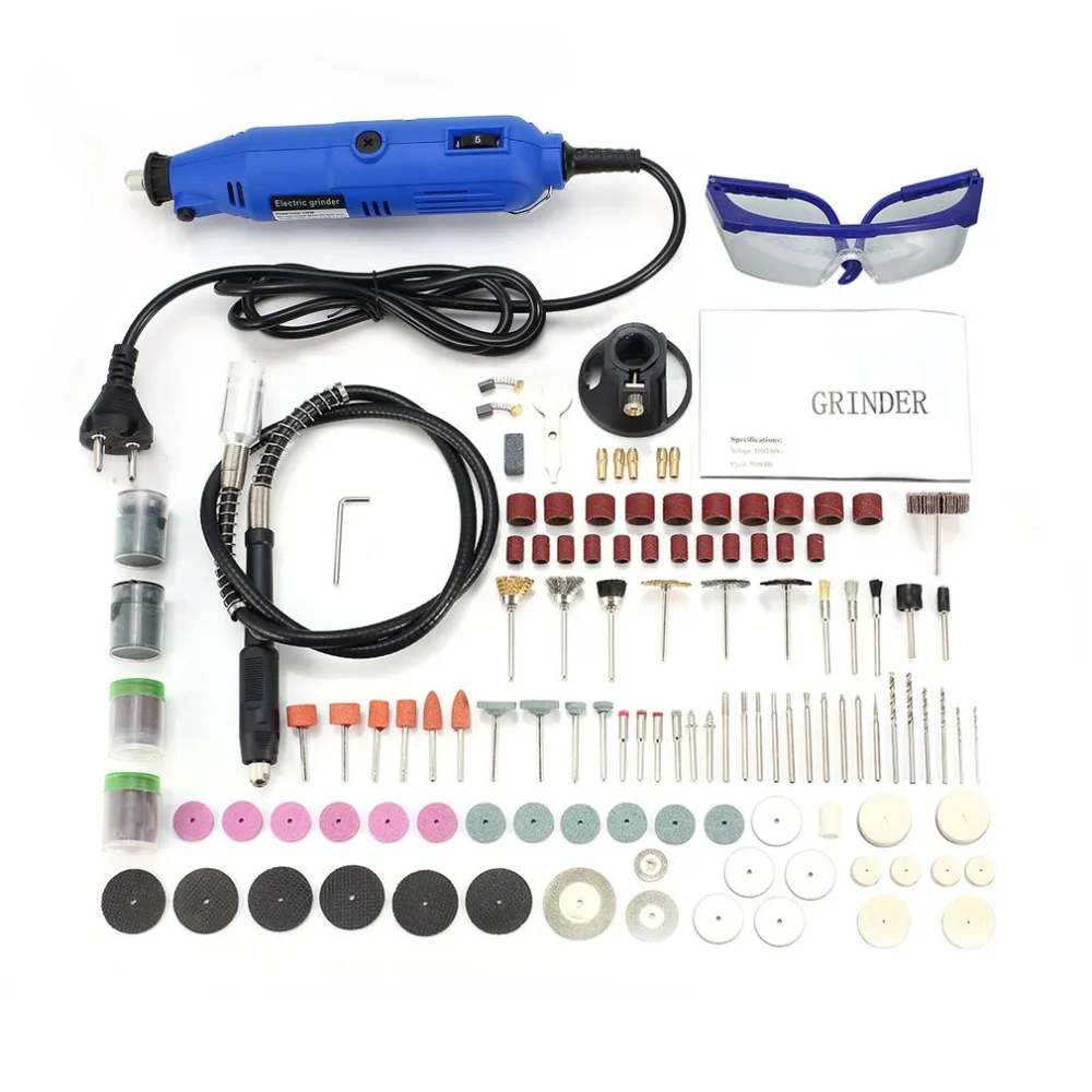 

130W Engraving Pen Electric Drill Kits Electric Rotary Tool Grinder Tool Variable Speed Rotary Tool Grinding Machine