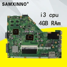 X55VD Motherboard i3 4G For ASUS X55VDR X55V X55C laptop Motherboard X55VD Mainboard X55VD Motherboard test