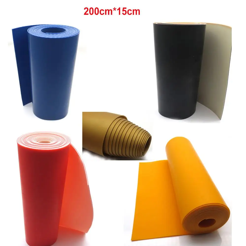 

200cm*15cm*0.8mmBlack Flat Rubber Rubber Band Antifreeze Rubber Band Use forHunting Slingshot Bow and Sports