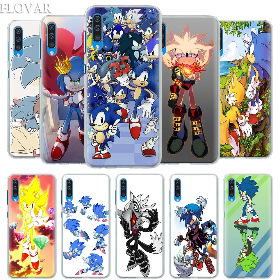 

Sonic the Hedgehog Series Case Cover for Samsung Galaxy A30 A40 A50 A70 A6 A8 Plus A7 A9 2018 M30 Phone Case Coque