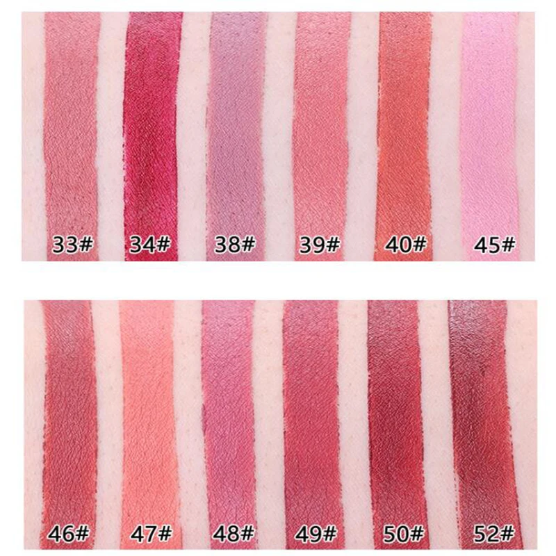 MISS ROSE 12 color stars matte lipstick color tube lipstick lasting waterproof not fade easily color lipstick lip makeup MISS ROSE 12 color stars matte lipstick color tube lipstick lasting waterproof not fade easily color lipstick lip makeup