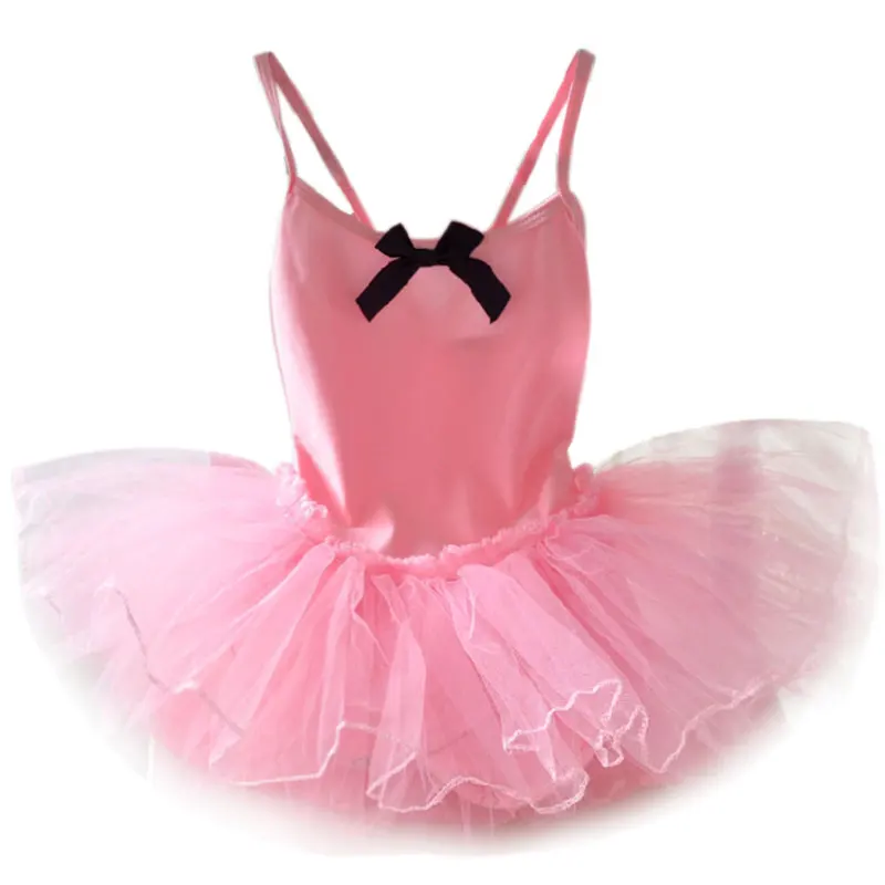 

8 Colors Kids Teenager Spaghetti Strap Ballet Dancer Gymnastics Leotard Dance Tutu Dress For Girls Ballerina Class Dancewear