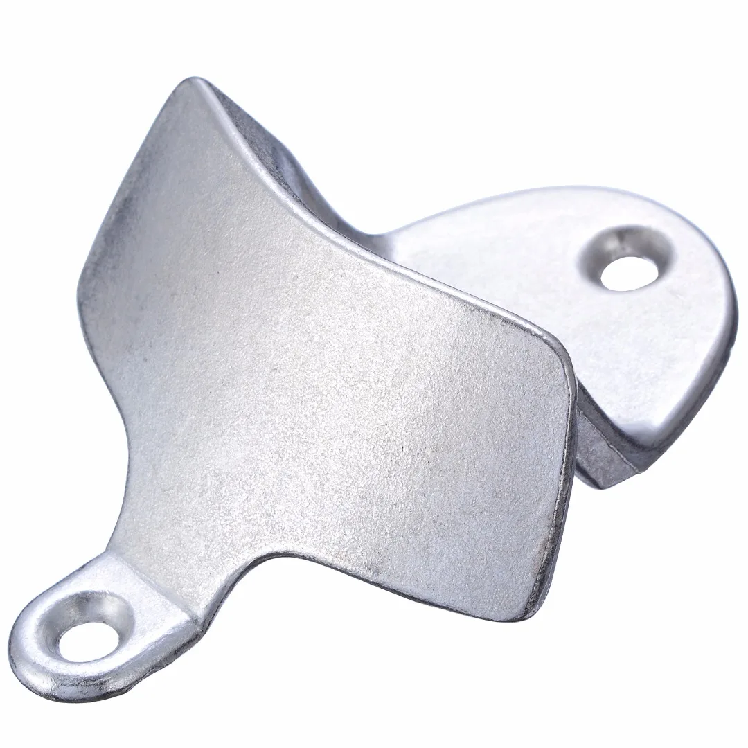 1pc Silver Wall Mounted Beer Wine Bottle Cap Catcher Bar Mountable Metal Opener Home Kitchen Party Supplies