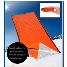 1 шт. Открытый выживания Спальный мешок первой помощи выживания аварийное спасательное одеяло Кемпинг укрытие кувертюра De Survie Прямая поставка c