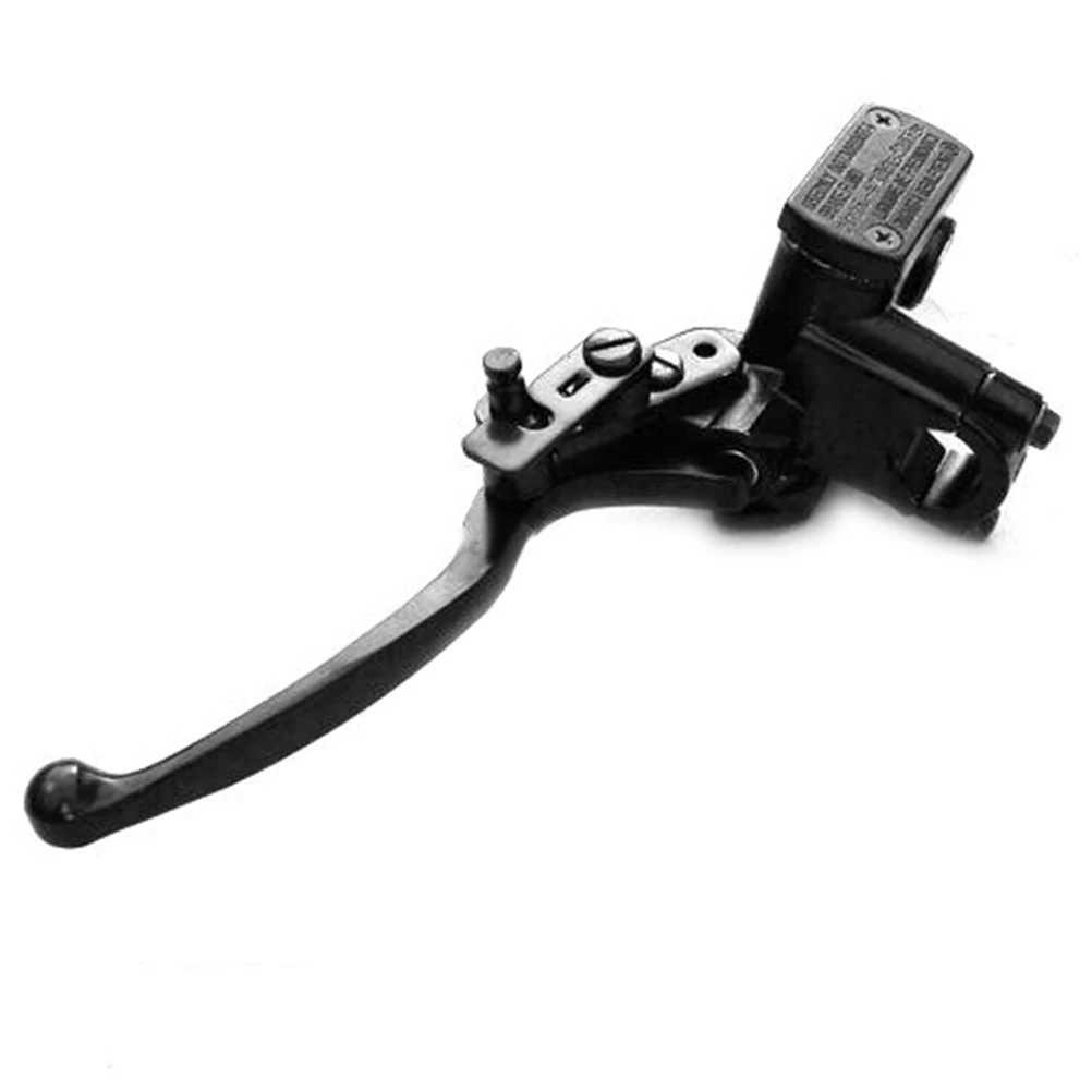 

Left Upper Disc Brake Pump Master Cylinder Brake Controller with Lever Pump for ATV Quad Dirt Pit Bike Scooter (Black)
