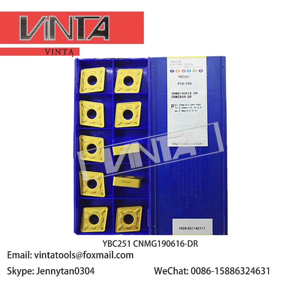 

High quality 10pcs/lots YBC251 YBC351 YBC252 YBD102 YBD152 YBC152 YBC352 CNMG190616-DR cnc carbide turning inserts