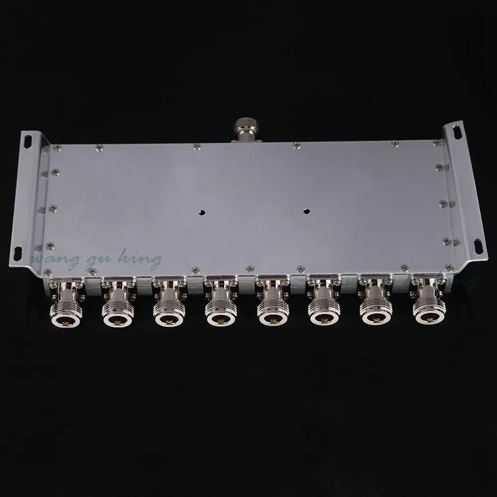 8-Way N Type Female Power Splitter 800-2500MHz Signal Booster Repeater Divider for 2g 3g 4g cdma gsm dcs pcs